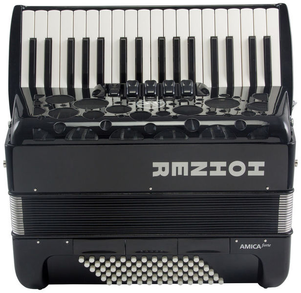 אקורדיון Hohner Amica Forte III 72 בסים – 34 קלידים, Silent Key, תיק ורצועות 2 אקורדיון Hohner Amica Forte III 72 – תמונה 2