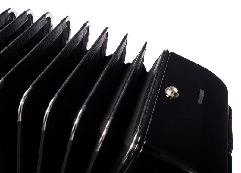 אקורדיון Hohner Amica Forte IV 96 בסים – 37 קלידים, 4 שורות, 11 רגיסטרים, תיק ורצועות 8 אקורדיון Hohner Amica Forte IV 96 – תמונה 8
