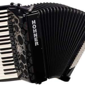 אקורדיון Hohner Amica Forte IV 96 בסים – 37 קלידים, 4 שורות, 11 רגיסטרים, תיק ורצועות