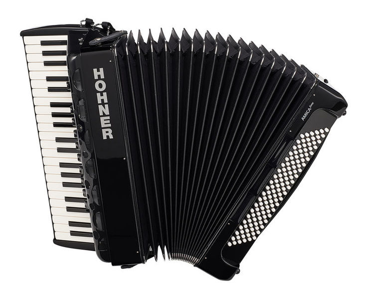 אקורדיון Hohner Amica Forte IV 120 בסים – 4 שורות לשוניות, טווח דינמי רחב, תיק ורצועות 2 אקורדיון Hohner Amica Forte IV 120 – תמונה 2