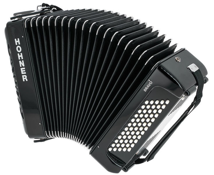 אקורדיון Hohner Bravo II 60 בסים – 26 קלידים, Silent Key, תיק ורצועות 3 אקורדיון Hohner Bravo II 60 – תמונה 3