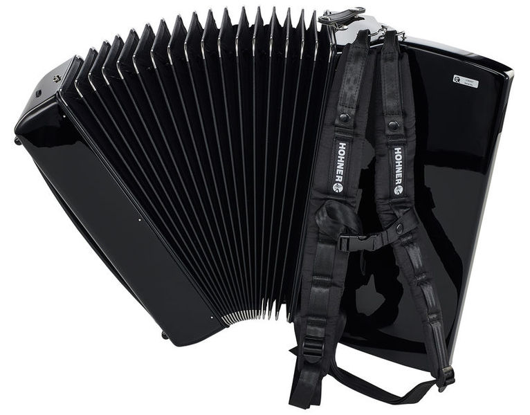 אקורדיון Hohner Bravo III 96 בסים – 37 קלידים, 7 רגיסטרים, Silent Key, תיק ורצועות 4 אקורדיון Hohner Bravo III 96 – תמונה 4