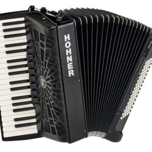 אקורדיון Hohner Bravo III 80 – 80 בסים, 37 קלידים, 3 שורות לשוניות, תיק ורצועות
