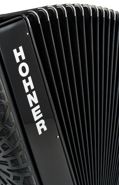 אקורדיון Hohner Bravo III 80 בסים – 37 קלידים, 3 שורות לשוניות, תיק ורצועות 6 אקורדיון Hohner Bravo III 80 – תמונה 6
