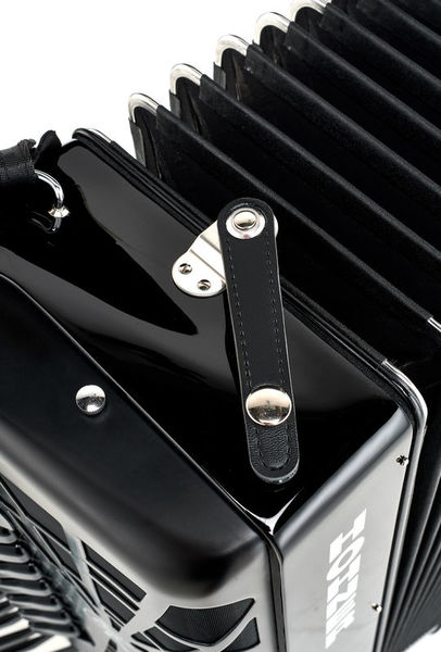 אקורדיון Hohner Bravo III 80 בסים – 37 קלידים, 3 שורות לשוניות, תיק ורצועות 7 אקורדיון Hohner Bravo III 80 – תמונה 7