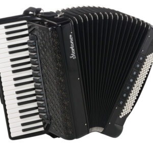 אקורדיון פסנתר Startone 120 בסים IV – 41 קלידים, 4 שורות לשוניות, 13 רגיסטרים, תיק גב ורצועות