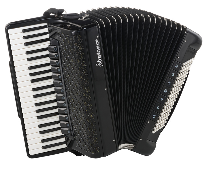 אקורדיון פסנתר Startone עם 120 בסים ו-4 שורות לשוניות – 41 קלידים, 13 רגיסטרים, תיק גב ורצועות 1 אקורדיון פסנתר Startone 120 בסים IV