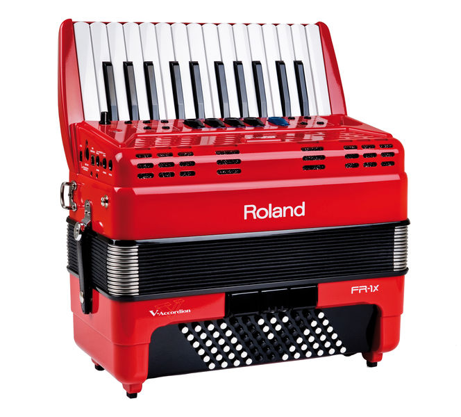 אקורדיון דיגיטלי Roland FR-1X עם 72 בסים – 26 קלידים, רמקולים מובנים, אוזניות וסוללות 2 אקורדיון דיגיטלי Roland FR-1X – תמונה 2