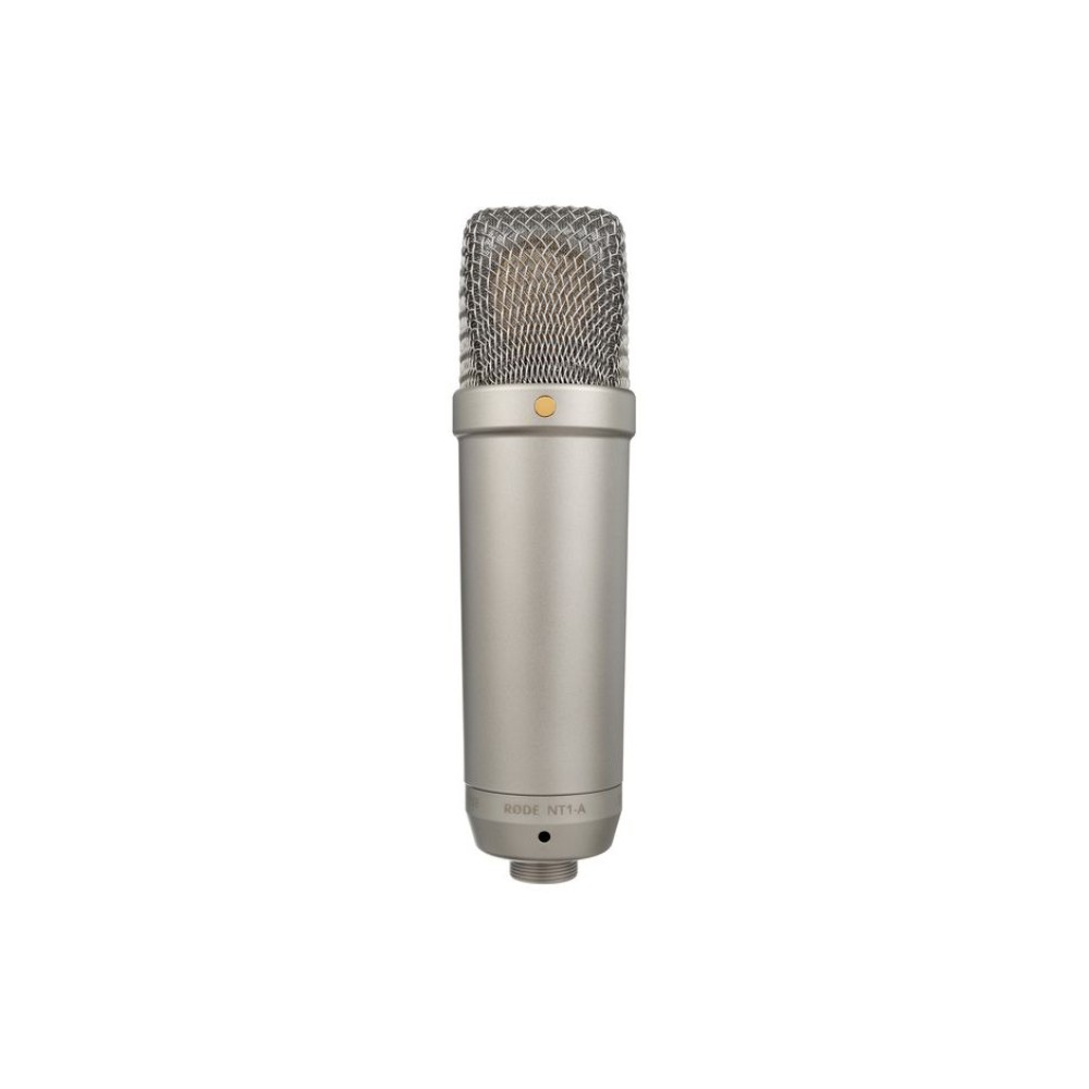 מיקרופון Rode NT1-A + כרטיס קול Focusrite Vocaster One – חבילת הקלטת שירה ופודקאסט 4 מיקרופון קונדנסר Rode NT1-A