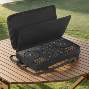 תיק גב לקונטרולר DJ מותאם ל-DDJ-FLX4 ו-DDJ-400 – מרופד, 2 ב-1 עם כיסי אביזרים